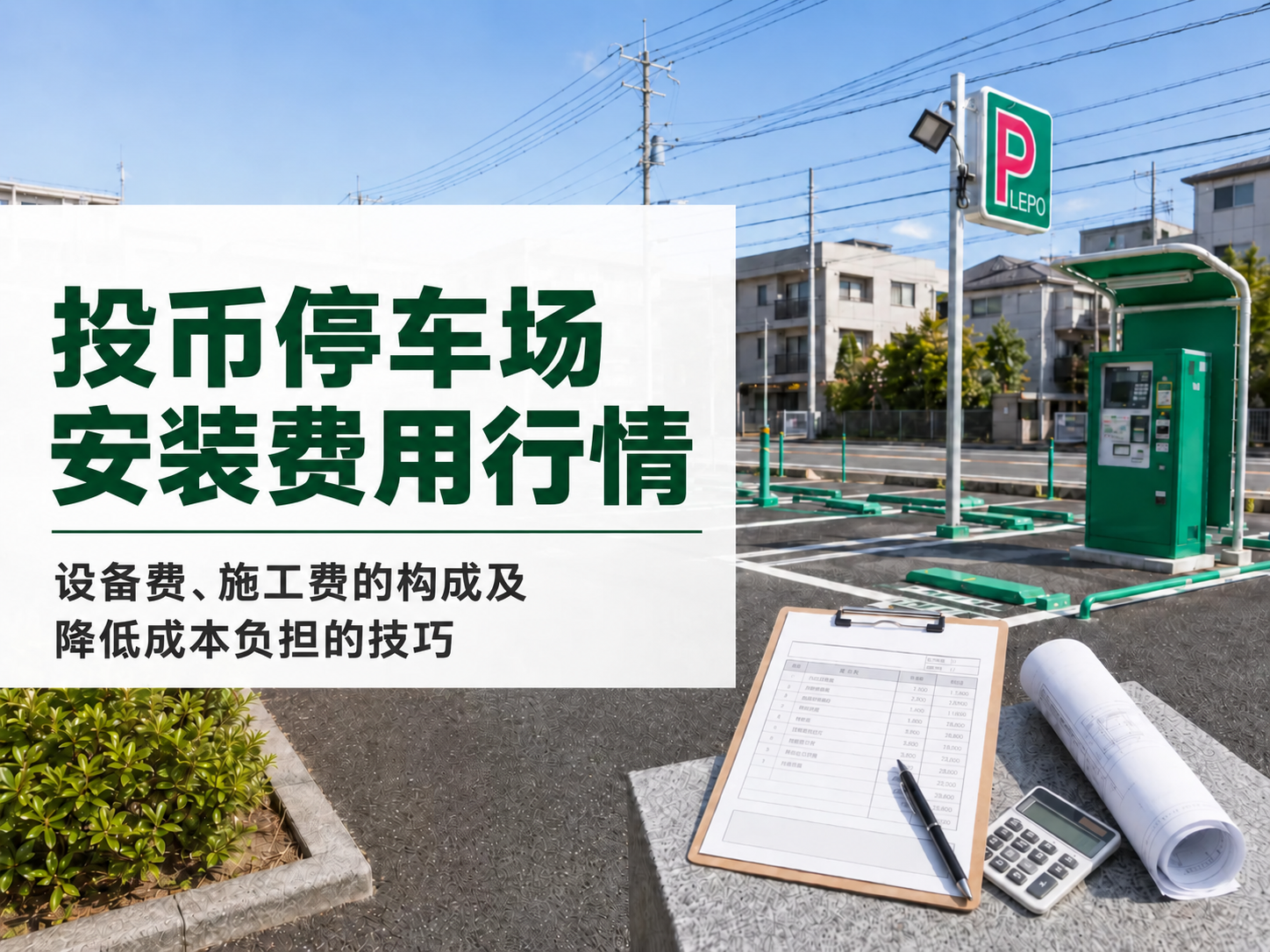 停车收费设施安装费用